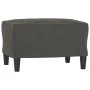 Reposapiés de terciopelo gris oscuro 60x50x41 cm de vidaXL, Otomanas - Ref: Foro24-349294, Precio: 53,08 €, Descuento: %