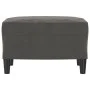 Reposapiés de terciopelo gris oscuro 60x50x41 cm de vidaXL, Otomanas - Ref: Foro24-349294, Precio: 53,08 €, Descuento: %