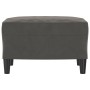 Reposapiés de terciopelo gris oscuro 60x50x41 cm de vidaXL, Otomanas - Ref: Foro24-349294, Precio: 53,24 €, Descuento: %