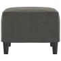 Reposapiés de terciopelo gris oscuro 60x50x41 cm de vidaXL, Otomanas - Ref: Foro24-349294, Precio: 53,08 €, Descuento: %