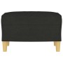 Reposapiés de tela negro 60x50x41 cm de vidaXL, Otomanas - Ref: Foro24-349267, Precio: 55,41 €, Descuento: %