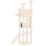 Rascador para gatos con postes de sisal crema 191 cm de vidaXL, Mobiliario para gatos - Ref: Foro24-171594, Precio: 116,54 €,...
