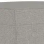 Reposapiés de tela gris claro 60x50x41 cm de vidaXL, Otomanas - Ref: Foro24-349279, Precio: 52,86 €, Descuento: %