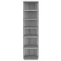 Mueble zapatero madera contrachapada gris Sonoma 27,5x27x102 cm de vidaXL, Zapateros y organizadores de calzado - Ref: Foro24...