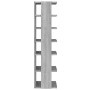 Mueble zapatero madera contrachapada gris Sonoma 27,5x27x102 cm de vidaXL, Zapateros y organizadores de calzado - Ref: Foro24...