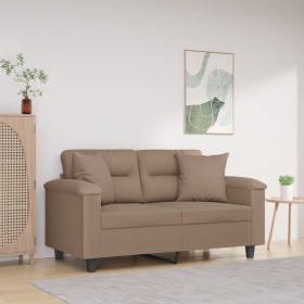 Cojines decorativos 2 uds tela microfibra gris taupé 40x40 cm de vidaXL, Cojines - Ref: Foro24-349495, Precio: 15,39 €, Descu...