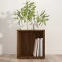 Mesa auxiliar madera contrachapada roble marrón 33x33x34,5 cm de vidaXL, Mesas auxiliares - Ref: Foro24-816022, Precio: 23,04...