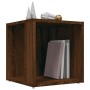 Mesa auxiliar madera contrachapada roble marrón 33x33x34,5 cm de vidaXL, Mesas auxiliares - Ref: Foro24-816022, Precio: 23,34...