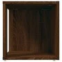 Mesa auxiliar madera contrachapada roble marrón 33x33x34,5 cm de vidaXL, Mesas auxiliares - Ref: Foro24-816022, Precio: 23,04...