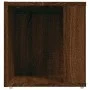 Mesa auxiliar madera contrachapada roble marrón 33x33x34,5 cm de vidaXL, Mesas auxiliares - Ref: Foro24-816022, Precio: 23,04...