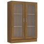 Vitrina madera contrachapada roble marrón 82,5x30,5x115 cm de vidaXL, Librerías y estanterías - Ref: Foro24-815620, Precio: 1...