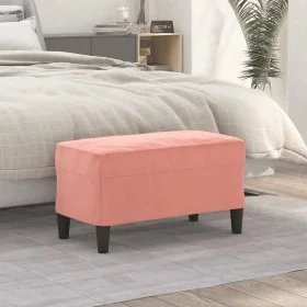 Pink velvet bench 70x35x41 cm by vidaXL, Banks - Ref: Foro24-349400, Price: 48,63 €, Discount: %