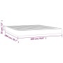 Colchón muelles ensacados terciopelo gris oscuro 180x200x20 cm de vidaXL, Colchones - Ref: Foro24-347849, Precio: 239,31 €, D...