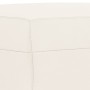 Reposapiés de cuero sintético crema 60x50x41 cm de vidaXL, Otomanas - Ref: Foro24-349336, Precio: 57,93 €, Descuento: %