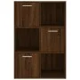 Mueble de almacenaje marrón roble 60x29,5x90 cm de vidaXL, Librerías y estanterías - Ref: Foro24-815455, Precio: 72,64 €, Des...