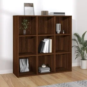 Eichenbraunes Regal 98x29x97,5 cm von vidaXL, Bücherregale und Regale - Ref: Foro24-815452, Preis: 67,99 €, Rabatt: %