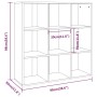 Estantería marrón roble 98x29x97,5 cm de vidaXL, Librerías y estanterías - Ref: Foro24-815452, Precio: 68,85 €, Descuento: %