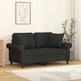 Cojines decorativos 2 uds tela negro 40x40 cm de vidaXL, Cojines - Ref: Foro24-349475, Precio: 21,79 €, Descuento: %