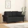 Cojines decorativos 2 uds tela negro 40x40 cm de vidaXL, Cojines - Ref: Foro24-349475, Precio: 21,79 €, Descuento: %