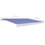 Toldo de carrete motorizado azul y blanco 350x250 cm en Toldos | Comprar online en Foru.es