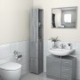 Mueble de baño madera de ingeniería gris Sonoma 25x26,5x170 cm de vidaXL, Muebles de baño - Ref: Foro24-815961, Precio: 57,33...