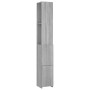 Mueble de baño madera de ingeniería gris Sonoma 25x26,5x170 cm de vidaXL, Muebles de baño - Ref: Foro24-815961, Precio: 57,33...