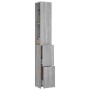 Mueble de baño madera de ingeniería gris Sonoma 25x26,5x170 cm de vidaXL, Muebles de baño - Ref: Foro24-815961, Precio: 57,33...