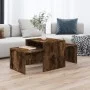 Smoked oak plywood center table set 100x48x40cm by vidaXL, Coffee table - Ref: Foro24-815546, Price: 51,96 €, Discount: %