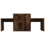 Smoked oak plywood center table set 100x48x40cm by vidaXL, Coffee table - Ref: Foro24-815546, Price: 51,96 €, Discount: %