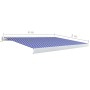 Toldo de carrete motorizado azul y blanco 400x300 cm en Toldos | Comprar online en Foru.es