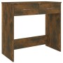 Escritorio de madera contrachapada roble ahumado 80x40x75 cm de vidaXL, Escritorios - Ref: Foro24-815474, Precio: 52,44 €, De...