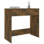 Escritorio de madera contrachapada roble ahumado 80x40x75 cm de vidaXL, Escritorios - Ref: Foro24-815474, Precio: 52,44 €, De...