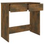 Escritorio de madera contrachapada roble ahumado 80x40x75 cm de vidaXL, Escritorios - Ref: Foro24-815474, Precio: 52,44 €, De...