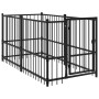 Perrera de acero negro 193,5x97x100 cm de vidaXL, Accesorios para casetas y cercados para perros - Ref: Foro24-171627, Precio...