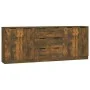 Aparador de 3 piezas madera manufacturada color roble ahumado de vidaXL, Aparadores - Ref: Foro24-3115785, Precio: 187,02 €, ...