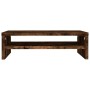 Soporte monitor madera contrachapada roble ahumado 42x24x13 cm de vidaXL, Muebles TV - Ref: Foro24-815267, Precio: 22,26 €, D...