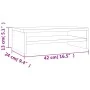 Soporte monitor madera contrachapada roble ahumado 42x24x13 cm de vidaXL, Muebles TV - Ref: Foro24-815267, Precio: 21,89 €, D...