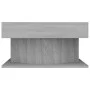 Mesa de centro madera contrachapada gris Sonoma 57x57x30 cm de vidaXL, Mesas de centro - Ref: Foro24-815943, Precio: 54,60 €,...