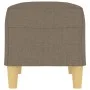 Banco de tela gris taupe 70x35x41 cm de vidaXL, Bancos - Ref: Foro24-349374, Precio: 52,39 €, Descuento: %