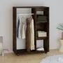 Armario madera contrachapada color roble ahumado 80x40x110 cm de vidaXL, Armarios roperos - Ref: Foro24-815978, Precio: 66,77...
