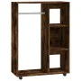 Armario madera contrachapada color roble ahumado 80x40x110 cm de vidaXL, Armarios roperos - Ref: Foro24-815978, Precio: 66,77...