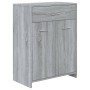 Armario de baño madera contrachapada gris Sonoma 60x33x80 cm de vidaXL, Muebles de baño - Ref: Foro24-815664, Precio: 80,36 €...