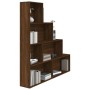 Estantería color marrón roble 155x24x160 cm de vidaXL, Librerías y estanterías - Ref: Foro24-815362, Precio: 72,98 €, Descuen...