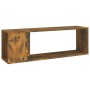 Mueble para TV madera contrachapada roble ahumado 100x24x32 cm de vidaXL, Muebles TV - Ref: Foro24-816035, Precio: 30,52 €, D...