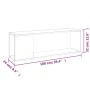 Mueble para TV madera contrachapada roble ahumado 100x24x32 cm de vidaXL, Muebles TV - Ref: Foro24-816035, Precio: 30,52 €, D...