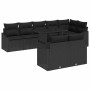 Conjunto de sofá de jardín con cojín Manual 9 pcs Negro en Sofás de exterior | Comprar online en Foru.es