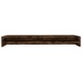 Soporte monitor madera contrachapada roble ahumado 100x24x13 cm de vidaXL, Soportes para monitores y televisor - Ref: Foro24-...