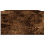 Soporte monitor madera contrachapada roble ahumado 100x24x13 cm de vidaXL, Soportes para monitores y televisor - Ref: Foro24-...