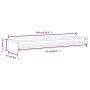 Soporte monitor madera contrachapada roble ahumado 100x24x13 cm de vidaXL, Soportes para monitores y televisor - Ref: Foro24-...