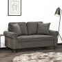 Cojines decorativos 2 uds terciopelo gris oscuro 40x40 cm de vidaXL, Cojines - Ref: Foro24-349486, Precio: 17,84 €, Descuento: %
